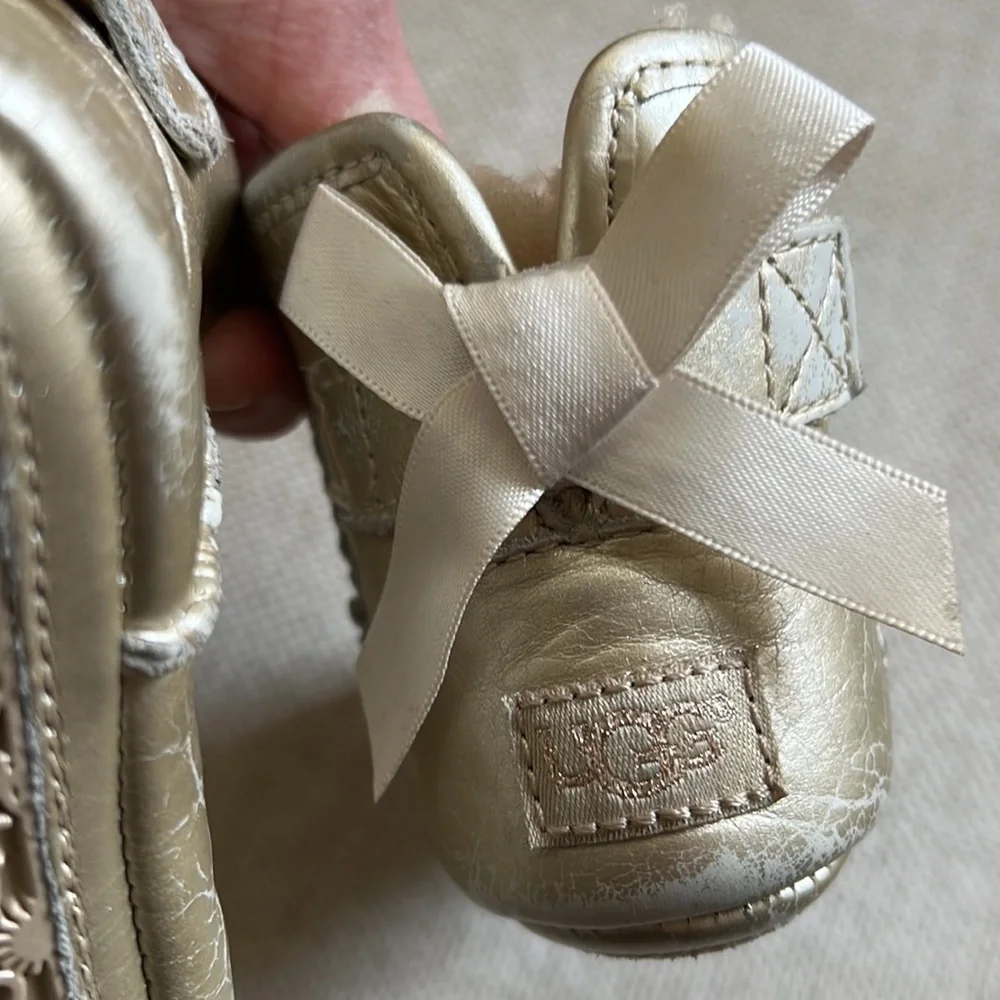 UGG gold leather